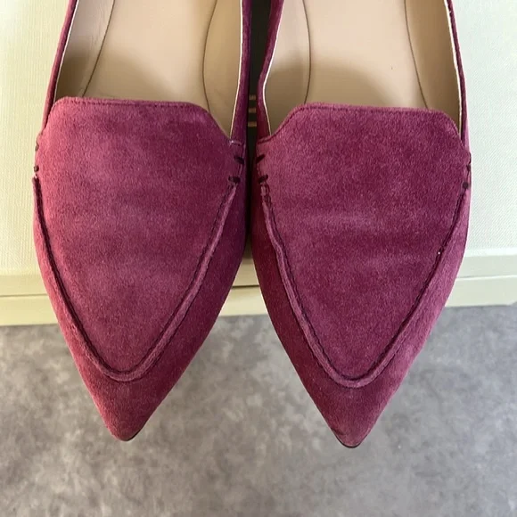 M.Gemi The Stellato Sacchetto -Suede Leather Flats in Chianti - Size 7.5 US - Picture 3 of 11